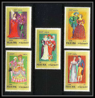 415a - Fujeira MNH ** Mi N° 870 / 874 A European Costumes 15 To 19th Century  - Costumes