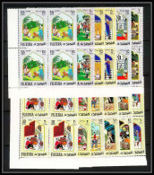 413b - Fujeira MNH ** Mi N° 186 /197 A Oriental Fairy Tales The Arabian Nights Contes Orientaux Bloc 4 Cote 28 Euros - Contes, Fables & Légendes