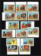 412a Fujeira MNH ** Mi N° 559 / 573 B Stations Of The Cross Religion Bible Jesus Christ Non Dentelé (Imperf) - Christentum