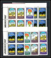 408c - Yemen Kingdom MNH ** Mi N° 365 / 371 A Scout (Pfadfinder World Jamboree Scouts) Usa Idaho 1967 Bloc 4 Spécial Mar - Unused Stamps