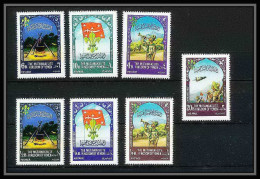 408 - Yemen Kingdom MNH ** Mi N° 365 / 371 A Scout (Pfadfinder Scouting World Jamboree Scouts) Usa Idaho 1967 - Unused Stamps