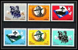 404y - Ajman MNH ** N° 182 / 187 A Scout (Pfadfinder Jamboree Scouts) Farragut State Park 1967 - Ongebruikt