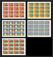 405c - Fujeira MNH ** Mi N° 679 / 683 B Non Dentelé (Imperf) Scout (Pfadfinder Jamboree Scouts) Japan Feuilles Shee - Unused Stamps