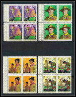 401b - Fujeira MNH ** Mi N° 513 / 516 A Scout (Pfadfinder Scouting Jamboree Scouts) BLOC 4 - Fudschaira