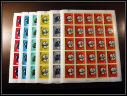 403f 403e Manama MNH ** Mi N° 31 / 36 B Non Dentelé (Imperf) Scout (Pfadfinder Scouts) Farragut Feuilles (sheets) - Manama