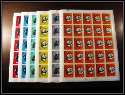 403f 403e Manama MNH ** Mi N° 31 / 36 B Non Dentelé (Imperf) Scout (Pfadfinder Scouts) Farragut Feuilles (sheets) - Unused Stamps