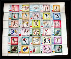 397a - Fujeira MNH ** Mi N° 1061/1090 A Jeux Olympiques Olympic Games Munich 1972 Sheet Soccer Judo Hockey Boxe Ski - Fujeira