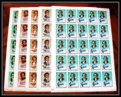 400c - Fujeira MNH ** Mi N° 732 / 736 B Musique (music) Ludwig Van Beethoven Non Dentelé (Imperf) Feuilles (sheets - Fudschaira