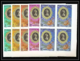 397e - Fujeira MNH ** Mi N° 770 / 774 B Musique (music) Wolfgang Amadeus Mozart Non Dentelé (Imperf) Bloc 4  - Musik