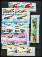 385 - Umm Al Qiwain MNH ** Mi N° 305 / 313 A Avion (plane Planes Avions) Overprint Moon Apollo 8 Espace (space) Christma - Flugzeuge