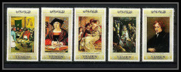 499a YAR (nord Yemen) MNH ** N° 582 / 586 A Tableau (tableaux Painting) Flemish Masters Rubens Bruegel Van Dyck Orley - Jemen