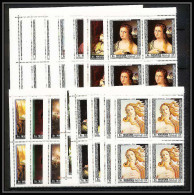496c Manama MNH ** N° 432 / 446 A Tableau (tableaux Painting) Old Masters Botticelli Veronese Tintoretto Van Dyck Bloc 4 - Sonstige & Ohne Zuordnung
