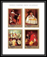 491f Manama MNH ** Bloc N° A 4 Diego Velázquez Tableau (tableaux Paintings) Non Dentelé (Imperf) - Other & Unclassified