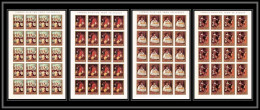 493 Ajman MNH ** N° 218 / 221 B Diego Velázquez Tableau (tableaux Painting) Feuilles (sheets) Non Dentelé (Imperf) - Ajman