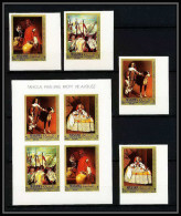 491c Manama MNH ** N° 65 / 68 B + Bloc N° A 4 Diego Velázquez Tableau (tableaux Paintings) Non Dentelé (Imperf) - Manama