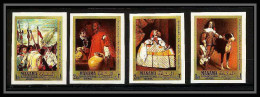 491a Manama MNH ** N° 65 / 68 B Diego Velázquez Tableau (tableaux Painting Paintings) Non Dentelé (Imperf) - Andere & Zonder Classificatie