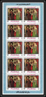 490l Fujeira MNH ** N° 224 A Jan Van Eyck Belgique Tableau (tableaux Paintings) Feuilles (sheets) - Autres & Non Classés