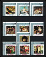 490b Fujeira MNH ** N° 224 /233 A Tableau (tableaux Paintings) Velazquez - Goya - David - Courbet - Manet - Whistler - Fudschaira