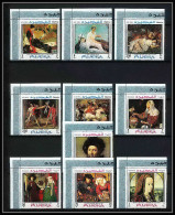 490b Fujeira MNH ** N° 224 /233 A Tableau (tableaux Paintings) Velazquez - Goya - David - Courbet - Manet - Whistler - Other & Unclassified