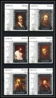 486a - Yemen Kingdom MNH ** N° 284 / 289 A Argent (silver) Rembrandt Amphilex 67 (tableaux Painting) Amphilex  - Yemen