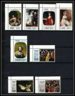 483b - Sharjah MNH ** N° 426 / 433 A Tableau (tableaux Painting) Mother's Day Gainsborough - Courbet - Le Nain - David  - Fête Des Mères