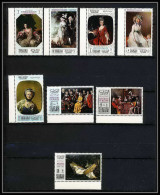 483a - Sharjah MNH ** N° 426 / 433 A Tableau (tableaux Painting) Mother's Day Gainsborough - Courbet - Le Nain - David  - Sharjah