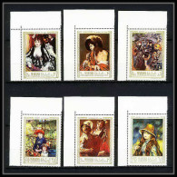 482a - Manama MNH ** N° 56 / 61 A Tableau (tableaux Painting) Terbrugghen Renoir Coin De Feuille - Impressionismus