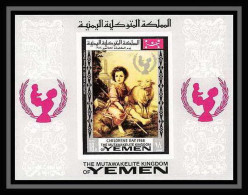 481 - Yemen Kingdom MNH ** Bloc N° 134 Murillo Spanish (Tableau (tableaux Painting) Unicef Child (enfant) - UNICEF
