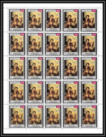 480l Yemen Kingdom MNH ** N° 601 A Murillo Spanish Tableau (tableaux Painting) Feuilles Sheets - Altri & Non Classificati