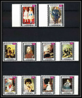 480b - Yemen Kingdom MNH ** N° 594 / 603 A Unicef Day Of Child Tableau Tableaux Painting Renoir Vélasquez Murillo  - Yémen