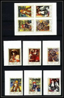 475b Ajman MNH ** N° 209 / 214 B + Bloc N° 21 Tableau (tableaux Painting) Renoir Non Dentelé Imperf Coin De Feuille - Ajman