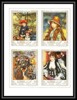 475d Ajman MNH ** Bloc N° 21 Tableau (tableaux Painting) Terbrugghen Renoir Coin De Feuille Non Dentelé Imperf - Adschman