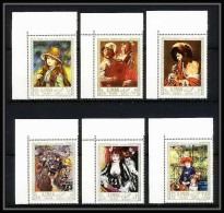 474a Ajman MNH ** N° 209 / 214 A Tableau (tableaux Painting) Auguste Renoir France Coin De Feuille - Impressionismo