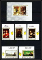 472a Ajman MNH ** N° 419 / 423 B + BLOC 112 B Tableau (tableaux Painting) Italian Paintings Venise (venice) Non Dentelé  - Ajman