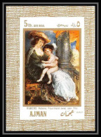 470a Ajman MNH ** Bloc N° 26 Tableau (tableaux Painting) Pierre Paul Rubens Hélèna Fourment - Sonstige & Ohne Zuordnung