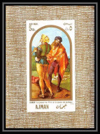 467 Ajman MNH ** Bloc N° 24 Tableau (tableaux Painting) Albrecht Dürer Abach Altarpiece Piper And Drummer - Adschman