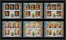 473 Ras Al Khaima MNH ** N° 267 / 272 A Christmas (noel) Botticelli Tableau (tableaux Paintings) Feuilles (sheets) - Ras Al-Khaima