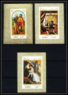 470a Ajman MNH ** Bloc N° 24 - 25 - 26 Tableau (tableaux Painting) Durer Rubens Vermeer - Other & Unclassified