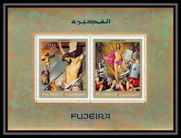 463 Fujeira MNH ** Bloc N° 20 A Scenes From The Bible Religion Adam Et Eve Jesus Christ - Christianisme