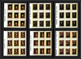 461e Yemen Kingdom MNH ** N° 710 / 715 B Tableau (tableaux Painting) Rembrandt Non Dentelé (Imperf) Bloc 9  - Rembrandt