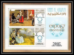 453 Umm Al Qiwain MNH ** Bloc N° 11 A Expo 67 Tableau (tableaux Painting) Exposition Universelle Montreal Gainsborough - Umm Al-Qiwain