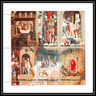 451 Umm Al Qiwain MNH ** Bloc N° 515 / 520 A ( Tableau Tableaux Easter Paintings Painting ) Christ By Memling Flemish - Religie