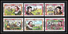 596 Vaitupu Tuvalu MNH ** 1984 Sc 17-22 Mi 9-20 Kings & Queens Set Of 12 Overprint Specimen Proof - Royalties, Royals