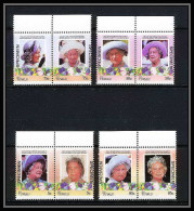 594a Nui Tuvalu MNH ** 1985 Mi N° 45-52 Sc 49/52 Elizabeth Queen Mother Overprint Specimen Proof - Tuvalu