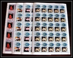 595c Nui Tuvalu MNH ** 1986 Mi N° 71 / 74 Sc 56 / 59 Elizabeth Queen Mother Overprint Specimen Proof Feuilles (sheets) - Tuvalu (fr. Elliceinseln)