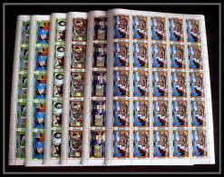 592c Nui Tuvalu MNH ** 1984 SC 25-30 Mi 9/20 Kings Queens,Overprint Specimen Proof Feuilles (sheets)  - Tuvalu