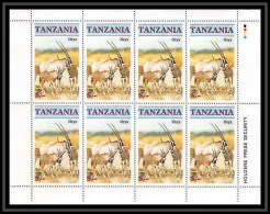 552b Tanzania (tanzanie) MNH ** Endangered Wildlife ANIMAUX ANIMALS Oryx - Other & Unclassified