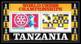 547a Tanzania (tanzanie) MNH ** Chess Echecs Rotary Club Mi Bloc N°.54  - Rotary, Lions Club