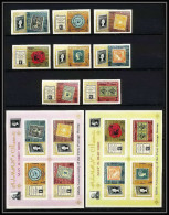 536a Ajman MNH ** N° 45 / 52 B + Blocs 3 / 4 B Non Dentelé (Imperf) Postage Stamp Exhibition London 1965 (london) - Briefmarkenausstellungen