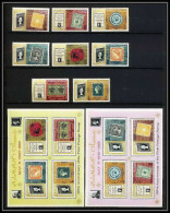 534a Ajman MNH ** N° 45 / 52 A + Bloc 3 / 4 A Postage Stamp Exhibition London 1965 (londres) Stamps On Stamps - Stamps On Stamps